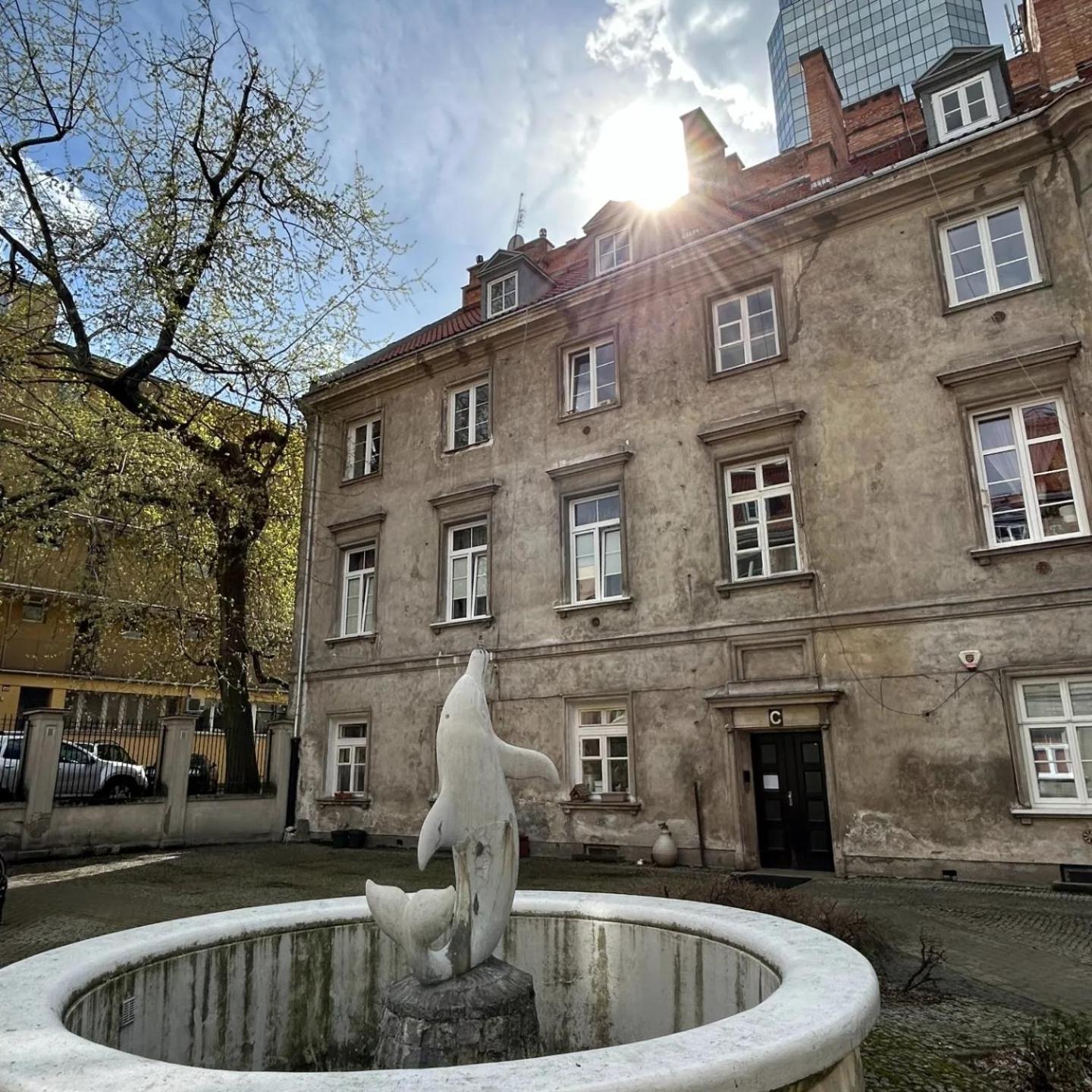 Old Tenement Apartment Warsaw Exterior photo